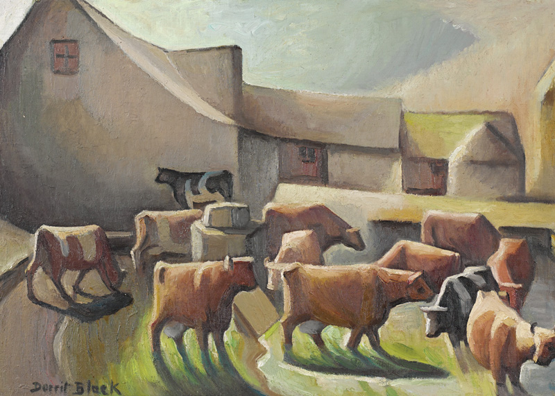 Dorrit Black 1891-1951, Farmyard (1944)
