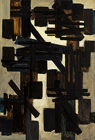 PIERRE SOULAGES born 1919 Peinture 130 x 90 cm, 25 novembre 1950, 1950