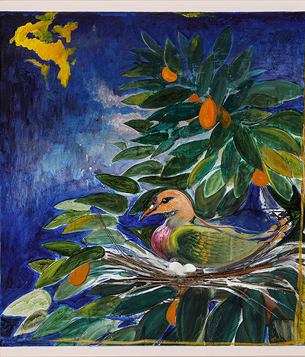 BRETT WHITELEY 1939-1992 The Dove in the Mango Tree 1984